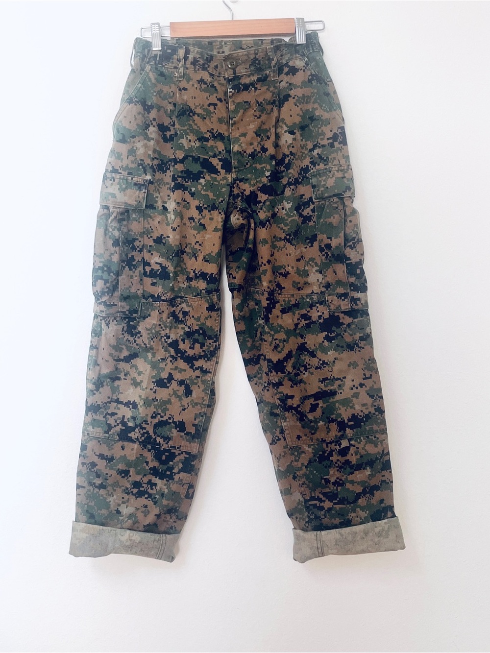 Authentic Marines Woodland Marpat Combat Camo Cargo Pants Digital Camo